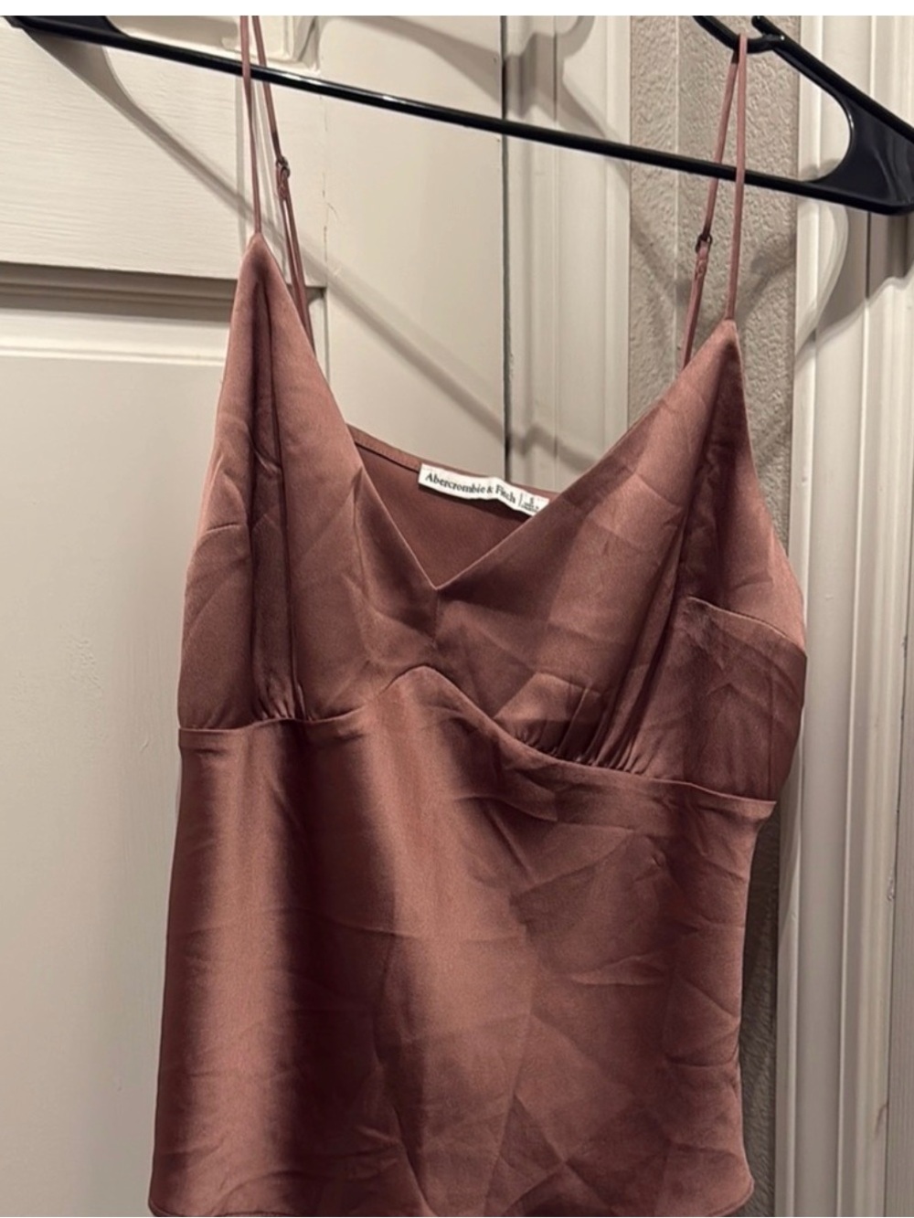 Abercrombie & Fitch Dusty Rose Satin Cami